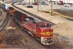 Eastbound manifest approaches the diamonds